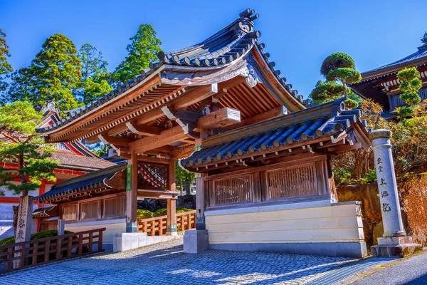 Temple House Arch Montanha Koyasan Sagrada Japão — Fotografia de Stock