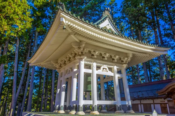 Maison Temple Cloche Sur Montagne Sacrée Koyasan Japon — Photo