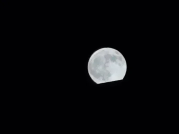 Eclipse Lunar Noche Del Enero 2019 Teléfono Inteligente —  Fotos de Stock