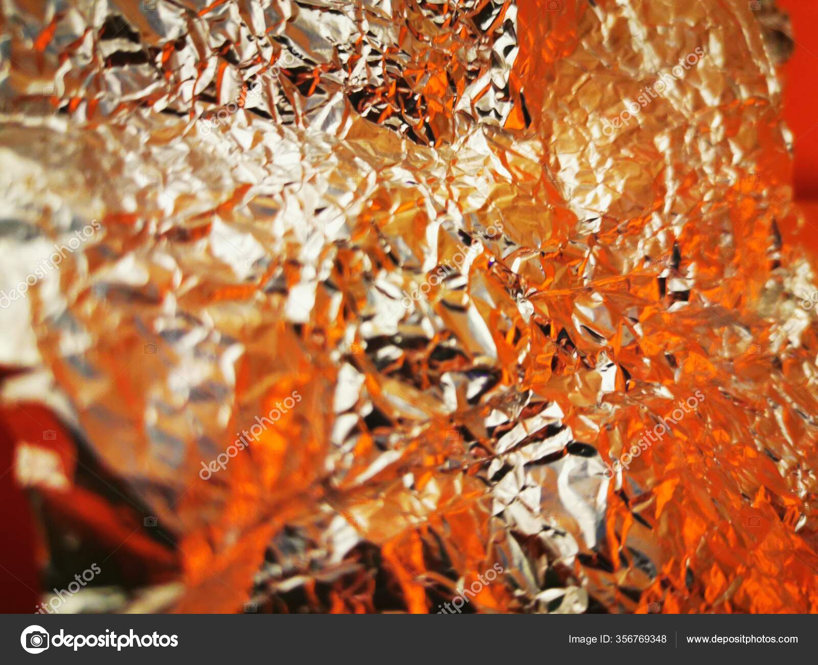 Bright Silver Foil Background Crumpled Gray Texture — Free Stock Photo
