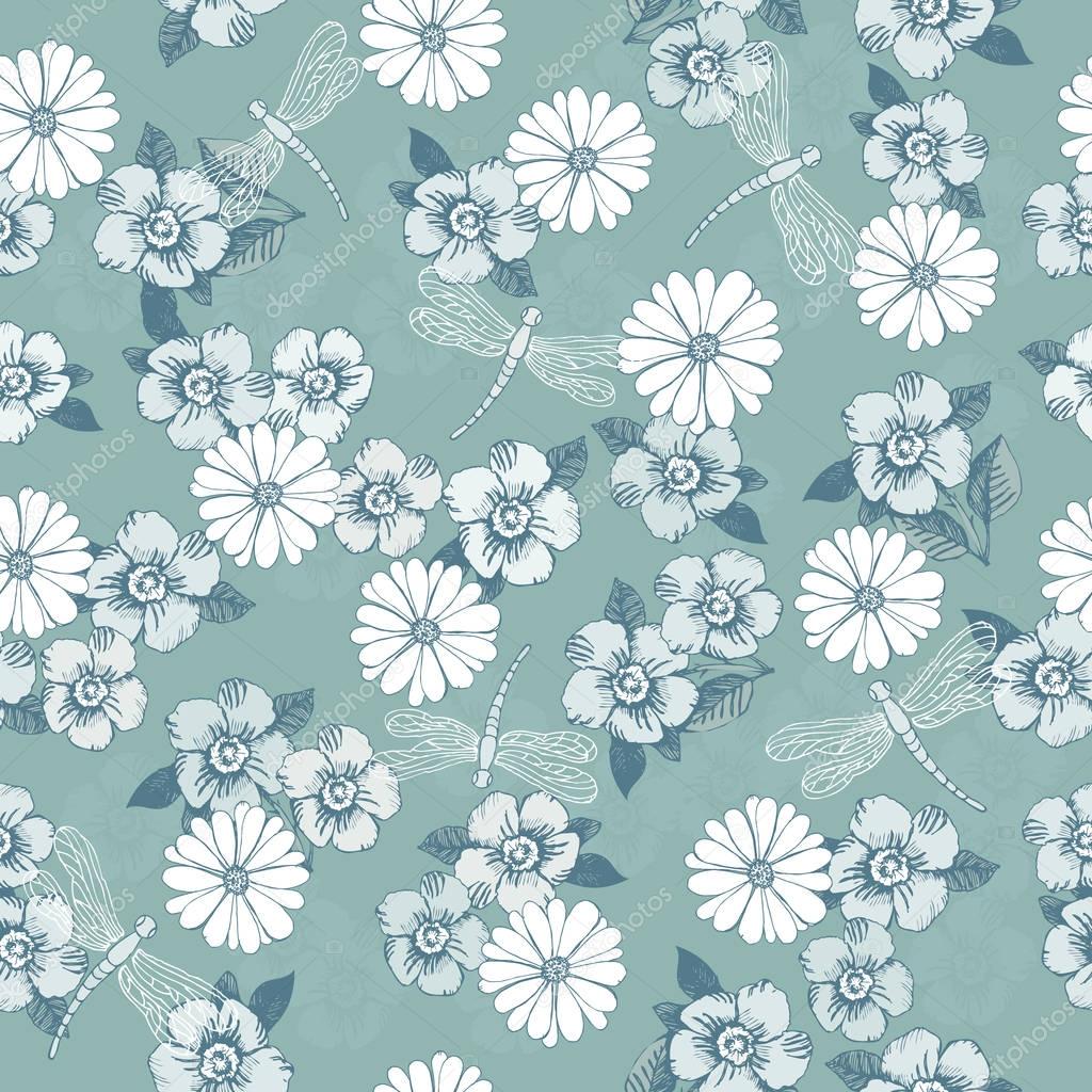 floral seamless pattern