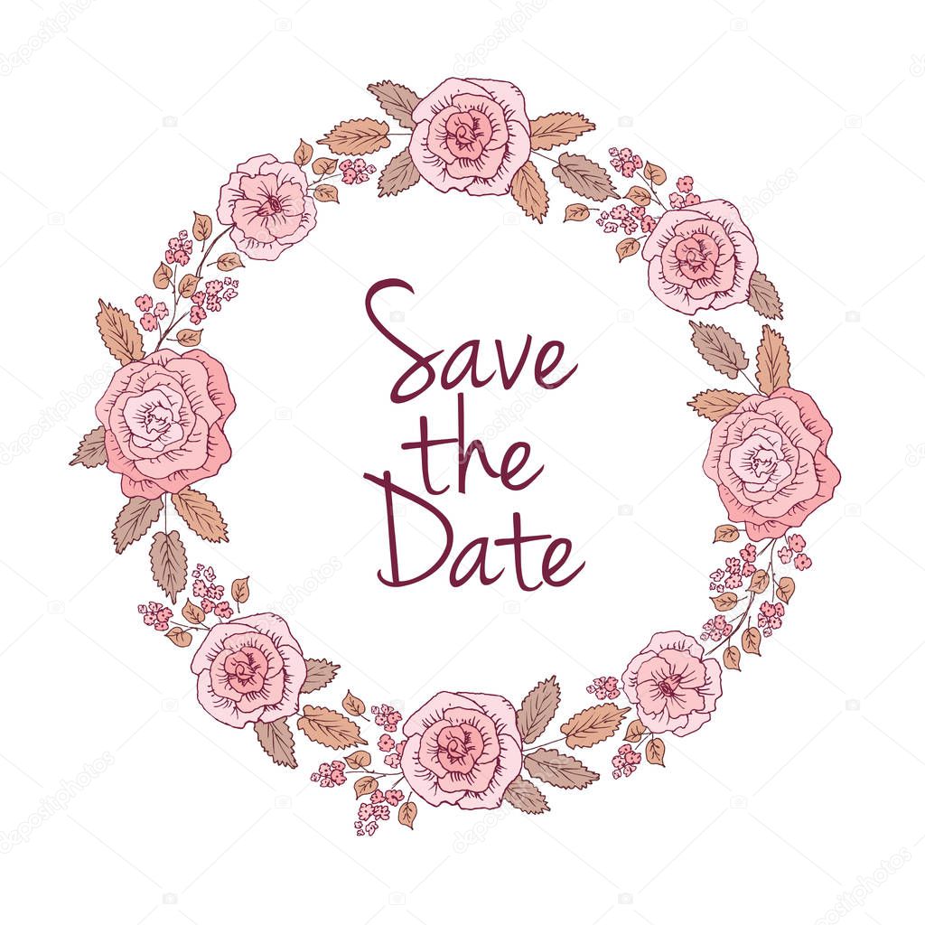 save the date inscription