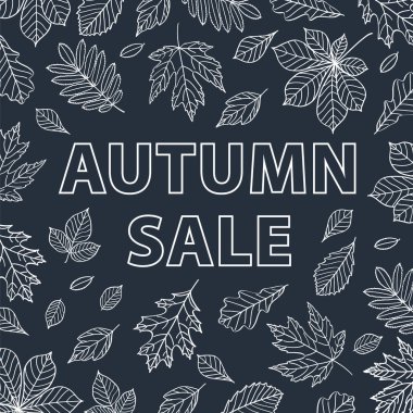 sonbahar yaprakları ile kart 