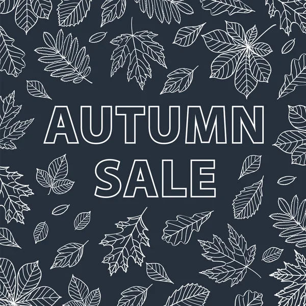 sonbahar yaprakları ile kart 