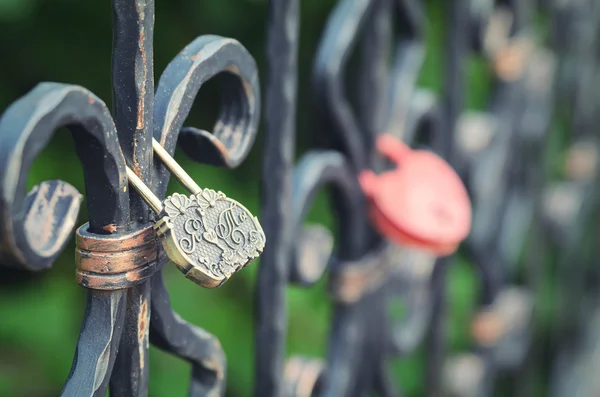 A bridge lock — Stock Photo, Image