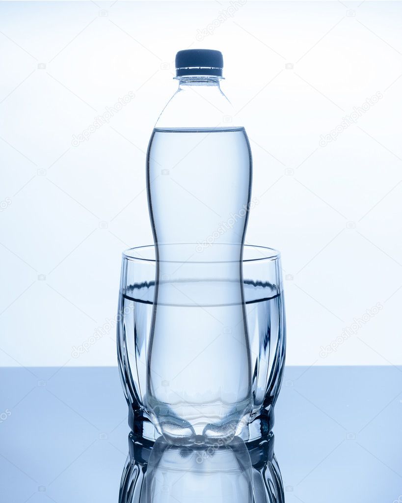 bottle of water is