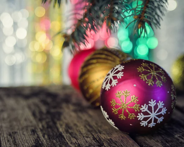 Bolas de árbol de Navidad — Foto de Stock