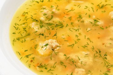 bir tabak köfte çorbası