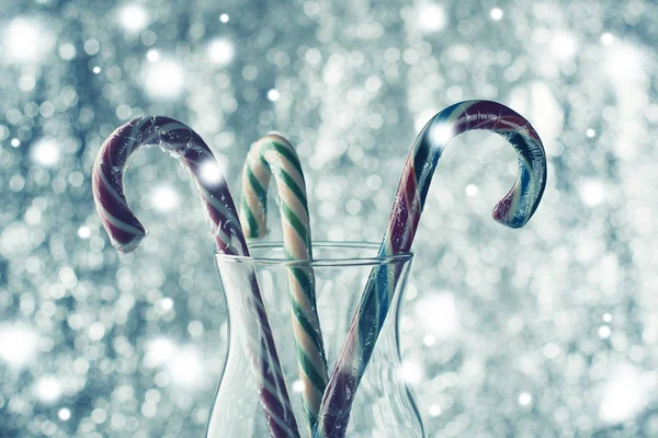 Candy canes new year — Stock Photo, Image