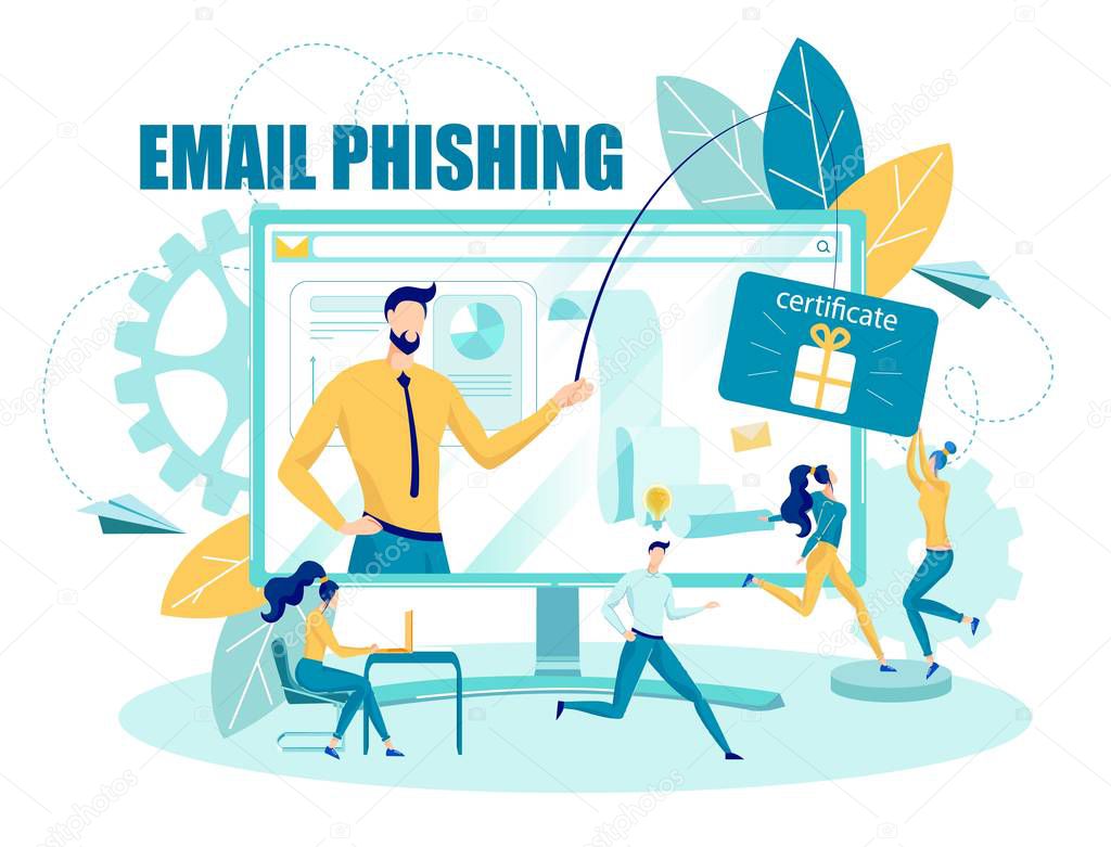Internet Scam with Phishing, Email Defrauding .