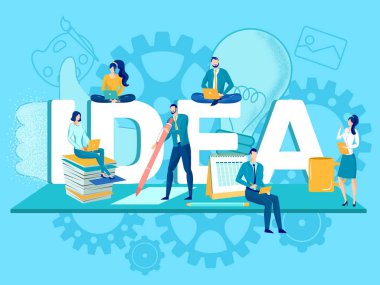 İş Düz Vektör Kavramı için Yaratıcı Fikir