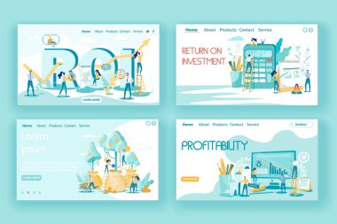 Investment Efficiency in Business Landing Page Set