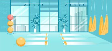 Banner Modern Spor Salonu Fitness ve Yoga için.