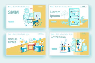 Sosyal Medya Smm İniş Sayfasında Reklamcılık