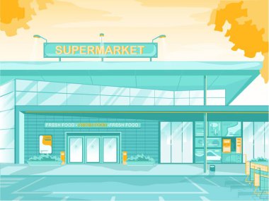 Otoparklı Süpermarket Şehir Binası