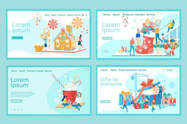 Making Winter Holidays Warm with Special Presents clipart