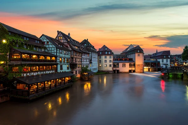 Strasbourg. Image of Petite France historic area of Strasbourg o — Stockfoto