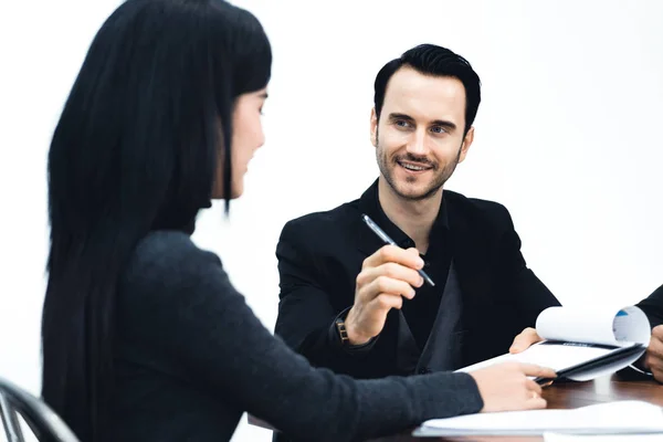 Gerente de negocios y subsecretario en su oficina. La S —  Fotos de Stock