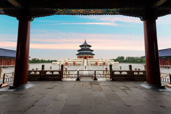 Csodálatos, és csodálatos Beijing-templom - a Temple of Heaven Beiji — Stock Fotó