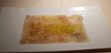 Domuz pastırmalı SCAMPI CARPACCIO