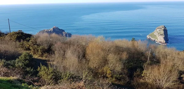 Paysage Côte Biscaye Pays Basque Espagne — Photo