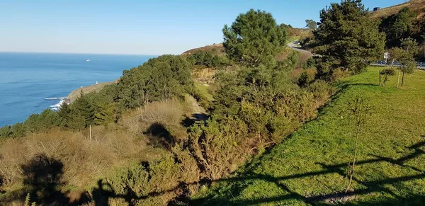 Spanya Nın Bask Bölgesi Kıyılarının Manzarası — Stok fotoğraf