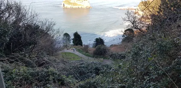 Paysage Côte Pays Basque Espagne — Photo