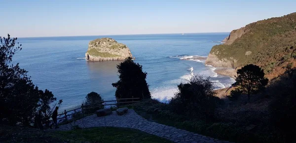 Paisaje Costa Del País Vasco España —  Fotos de Stock