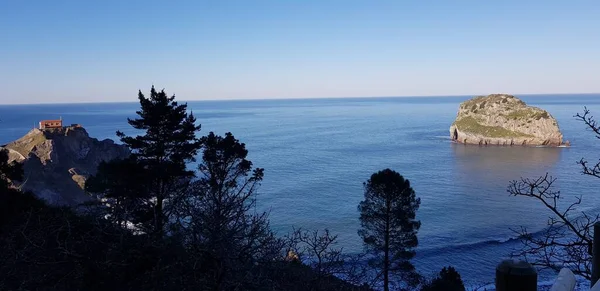 Spanya Nın Bask Bölgesi Kıyılarının Manzarası — Stok fotoğraf