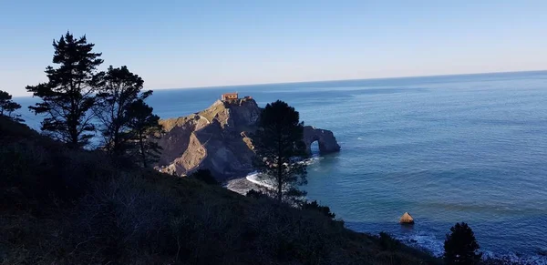 Gaztelugatxe Biscay Körfezi Kıyısında Bir Ada Bermeo Bask Ülkesi Kuzey — Stok fotoğraf