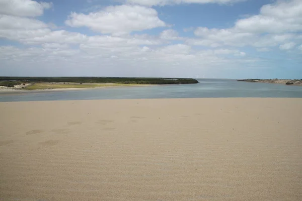 Paisaje Playa Galinhos Rio Grande Norte Brasil —  Fotos de Stock