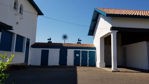 Paisagem Uma Aldeia Rural Aquitânia França — Fotografia de Stock