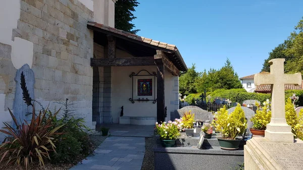 Aquitaine França Agosto 2019 Imagens Cemitério Uma Pequena Cidade Rural — Fotografia de Stock