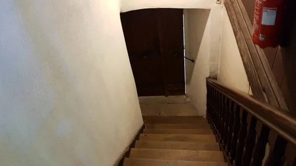 Interior Uma Antiga Igreja Aquitaine França — Fotografia de Stock