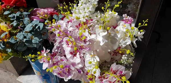 Красивий Барвистий Весняний Фон Квітами — стокове фото