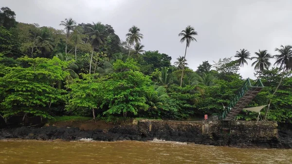 Krajobrazy Sao Tome Principe Wyspy Afrykańskie — Zdjęcie stockowe