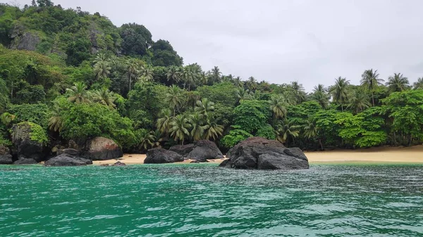 Krajobrazy Sao Tome Principe Wyspy Afrykańskie — Zdjęcie stockowe