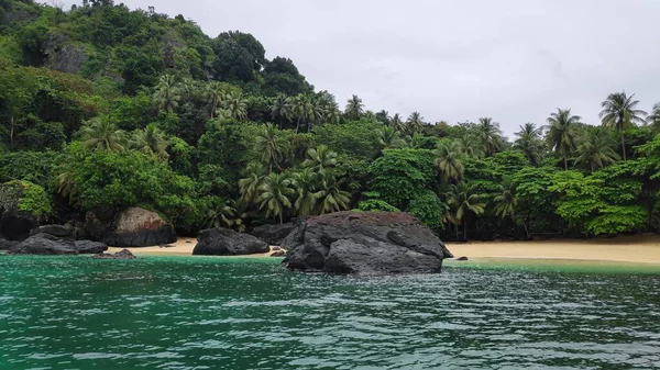 Krajobrazy Sao Tome Principe Wyspy Afrykańskie — Zdjęcie stockowe