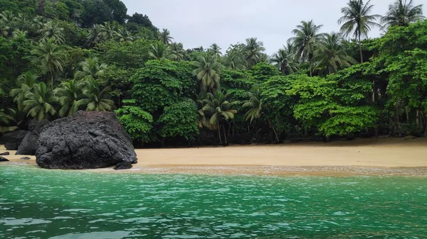 Krajobrazy Sao Tome Principe Wyspy Afrykańskie — Zdjęcie stockowe