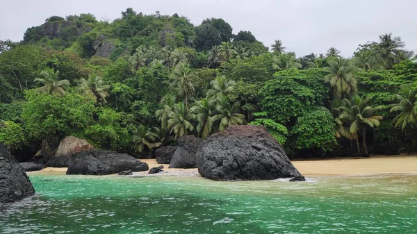 Krajobrazy Sao Tome Principe Wyspy Afrykańskie — Zdjęcie stockowe