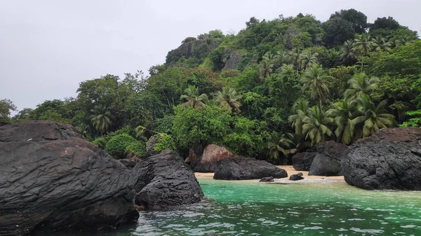 Krajobrazy Sao Tome Principe Wyspy Afrykańskie — Zdjęcie stockowe