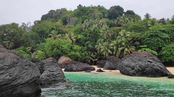 Krajobrazy Sao Tome Principe Wyspy Afrykańskie — Zdjęcie stockowe