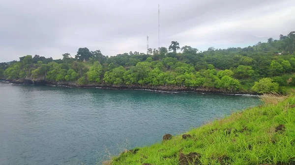 Krajobrazy Sao Tome Principe Wyspy Afrykańskie — Zdjęcie stockowe