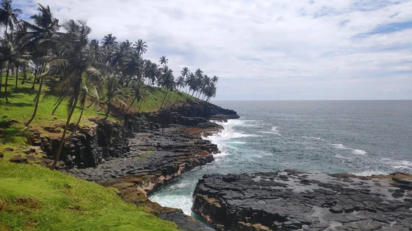 Krajobrazy Sao Tome Principe Wyspy Afrykańskie — Zdjęcie stockowe