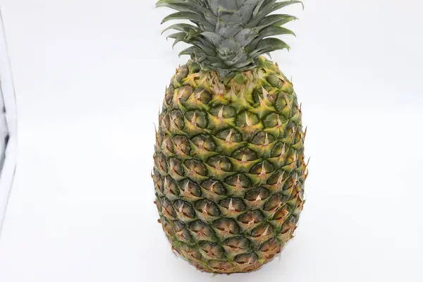 Whole Pineapple White Background — Stock Photo, Image