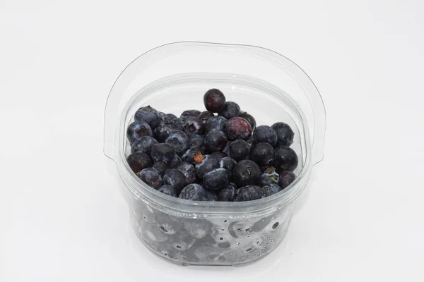 Fresh Blueberry Isolated White Background — Stock Photo, Image