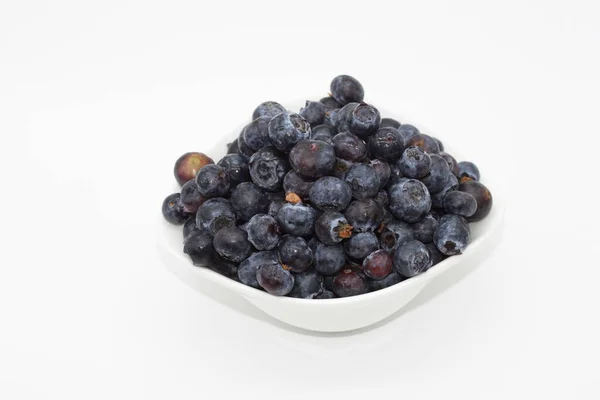 Fresh Blueberry Isolated White Background — Stock Photo, Image