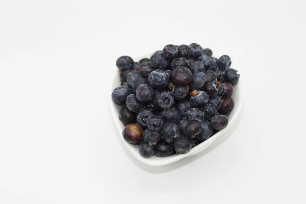 Fresh Blueberry Isolated White Background — Stock Photo, Image