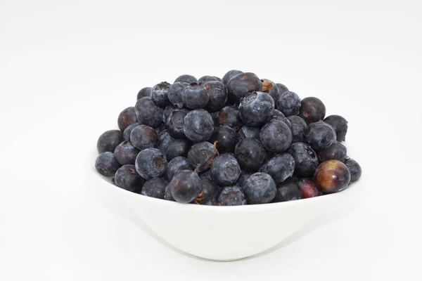 Fresh Blueberry Isolated White Background — Stock Photo, Image