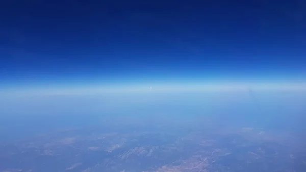 Εναέρια Τοπίο Φωτογραφήθηκε Από Ένα Αεροπλάνο Που Πέταξε Από Μπιλμπάο — Φωτογραφία Αρχείου